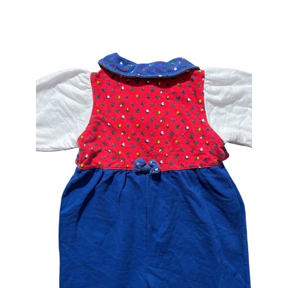 Vtg Rare Gymboree Rainbow Label Heart And Floral Print One Piece Sz Infant - Picture 11 of 16